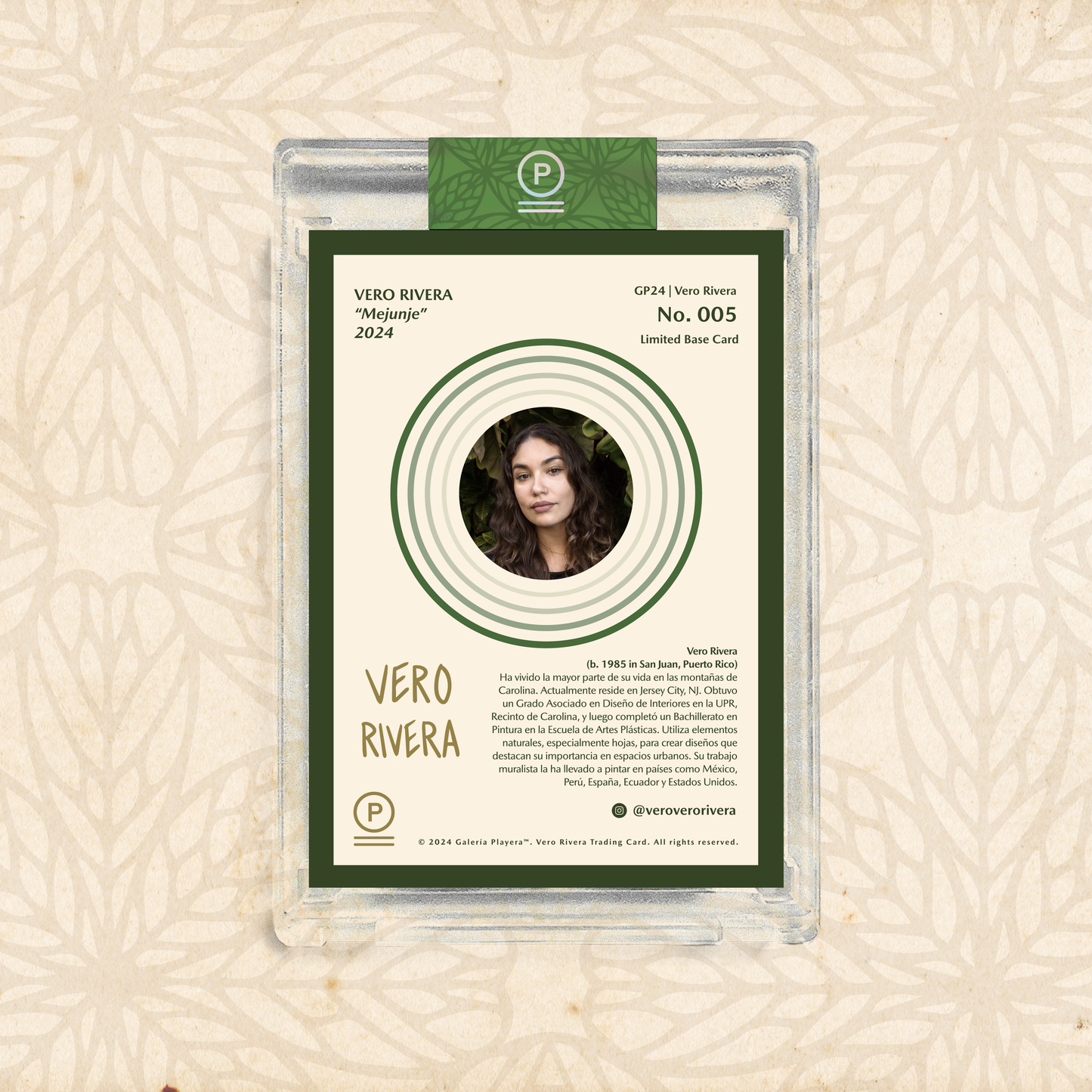 VERO RIVERA - MEJUNJE 2024 - BASE CARD